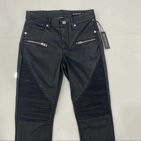 Blanknyc Black Vegan Leather Moto Pants - Picture 8 of 12